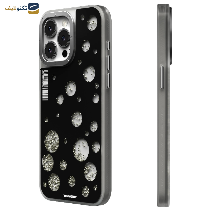 کاور یانگ کیت مدل Polka Dots Quicksand Magsafe مناسب برای گوشی موبایل اپل iphone 15promax