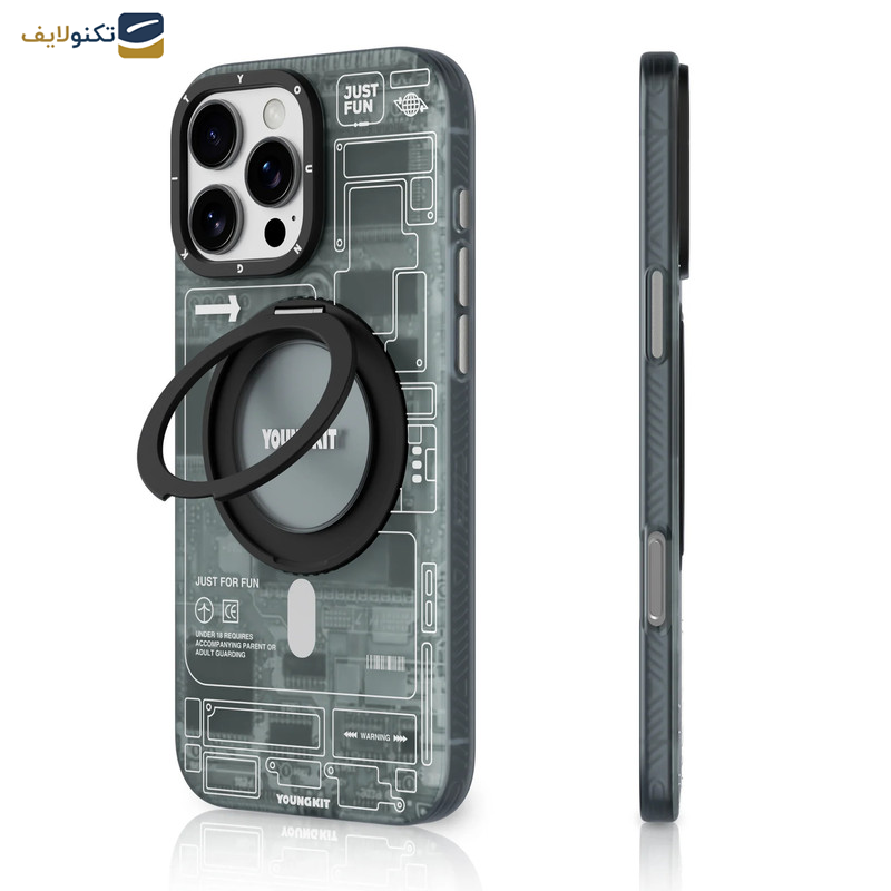 کاور یانگ کیت مدل Futuristic 360° مناسب برای گوشی موبایل اپل iphone 16promax کاور یانگ کیت مدل Futuristic 360° مناسب برای گوشی موبایل اپل iphone 16promax
