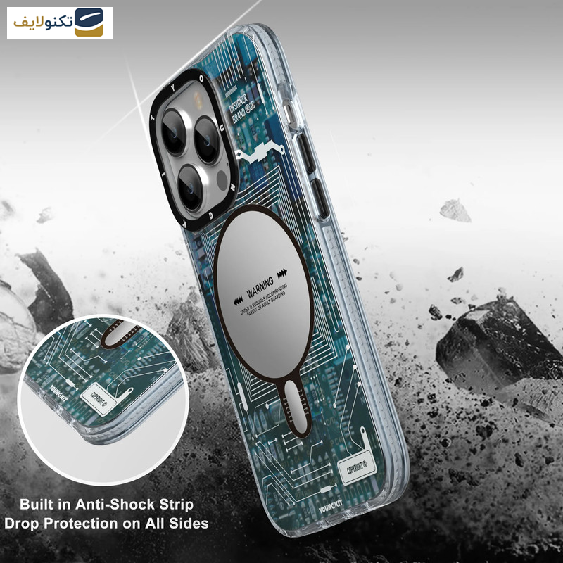 کاور یانگ کیت مدل Technology Magnetic کد CX018 مناسب برای گوشی موبایل اپل IPHONE 15 Pro Max