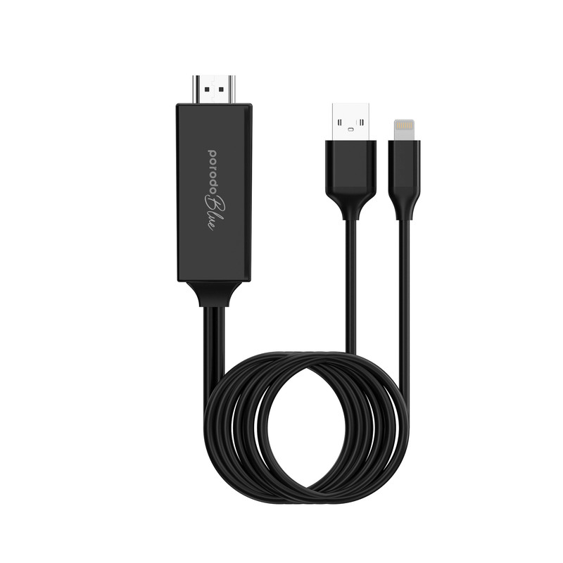 کابل تبدیل HDMI به USB / لایتنینگ پرودو مدل   4K  ABHDL2 طول 2 متر