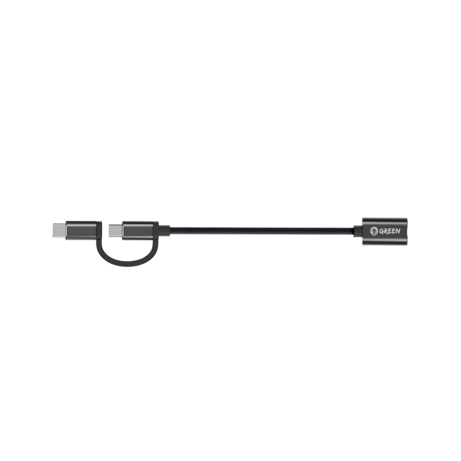 کابل OTG گرین مدل usb to micro or type-c کابل OTG گرین مدل usb to micro or type-c