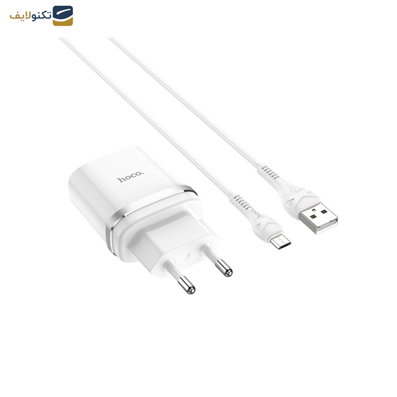 شارژر دیواری هوکو مدل C12Q به همراه کابل تبدیل microUSB شارژر دیواری هوکو مدل C12Q به همراه کابل تبدیل microUSB