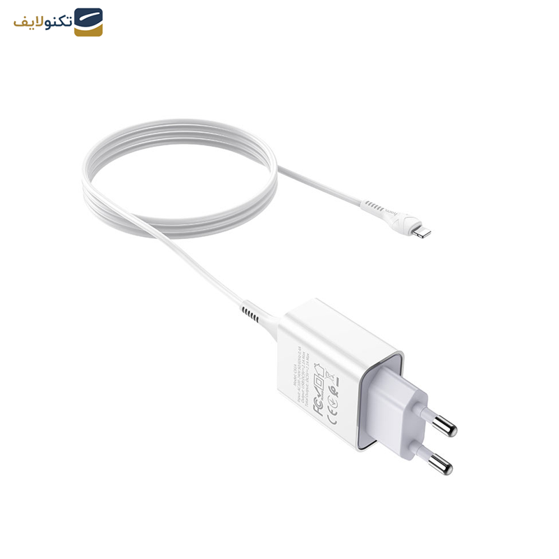 شارژر دیواری 10 وات هوکو مدل C81A به همراه کابل تبدیل لایتنینگ شارژر دیواری 10 وات هوکو مدل C81A به همراه کابل تبدیل لایتنینگ