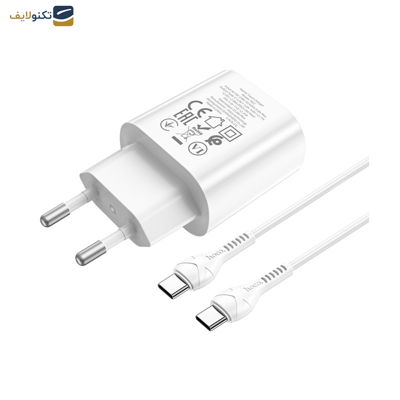 شارژر دیواری هوکو مدل N22 PD 25W به همراه کابل تبدیلUSB-C شارژر دیواری هوکو مدل N22 PD 25W به همراه کابل تبدیلUSB-C