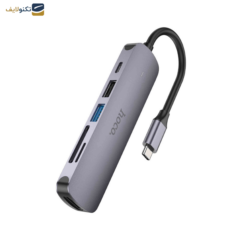 هاب 6 پورت usb-c هوکو مدل HB28 هاب 6 پورت usb-c هوکو مدل HB28