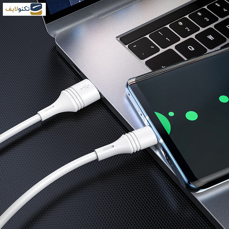 کابل تبدیل USB به USB-C بروفون مدل BX43 طول 1 متر کابل تبدیل USB به USB-C بروفون مدل BX43 طول 1 متر
