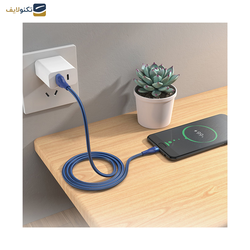 کابل تبدیل USB به MICROUSB بروفون مدل BX61 طول 1 متر کابل تبدیل USB به MICROUSB بروفون مدل BX61 طول 1 متر