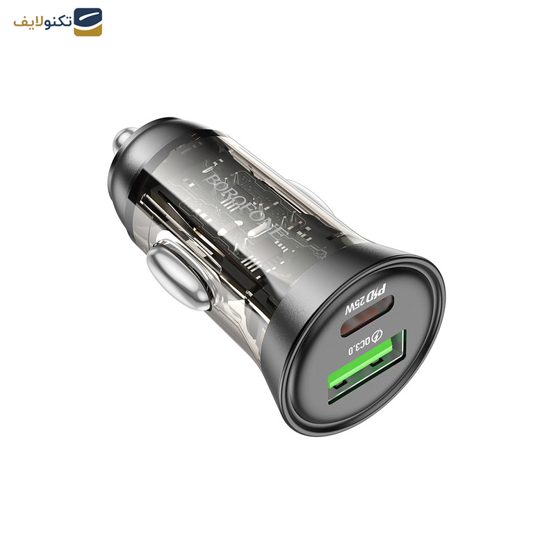 شارژر فندکی 25 وات بروفون مدل BZ26A PD+QC3.0