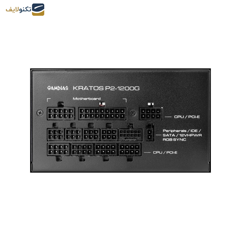 منبع تغذیه کامپیوتر گیم دیاس مدل KRATOS P2-1200G منبع تغذیه کامپیوتر گیم دیاس مدل KRATOS P2-1200G