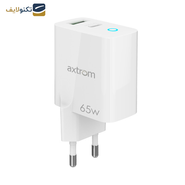 شارژر دیواری 65 وات اکستروم مدل AWC65WPQ-W شارژر دیواری 65 وات اکستروم مدل AWC65WPQ-W