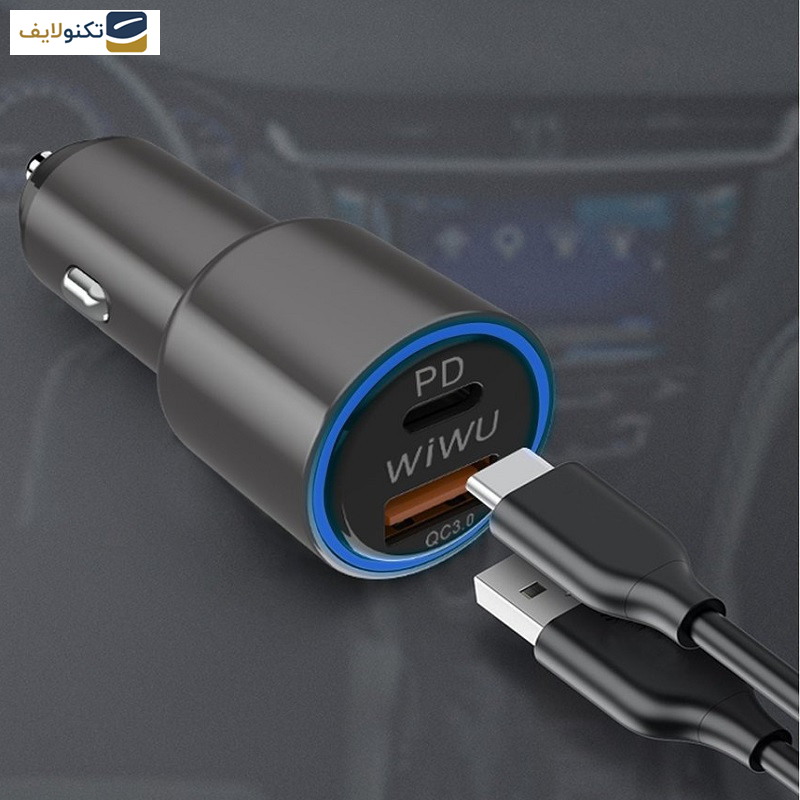 شارژر فندکی 38 وات یوو مدل PC100 شارژر فندکی 38 وات یوو مدل PC100