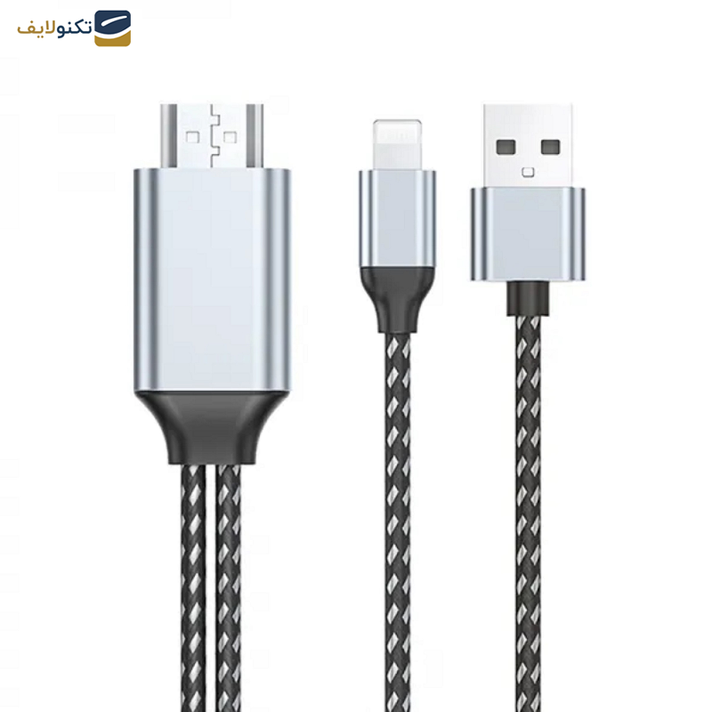 كابل تبديل USB به HDMI/ لايتنينگ ویوو مدل X7L طول 2 متر كابل تبديل USB به HDMI/ لايتنينگ ویوو مدل X7L طول 2 متر
