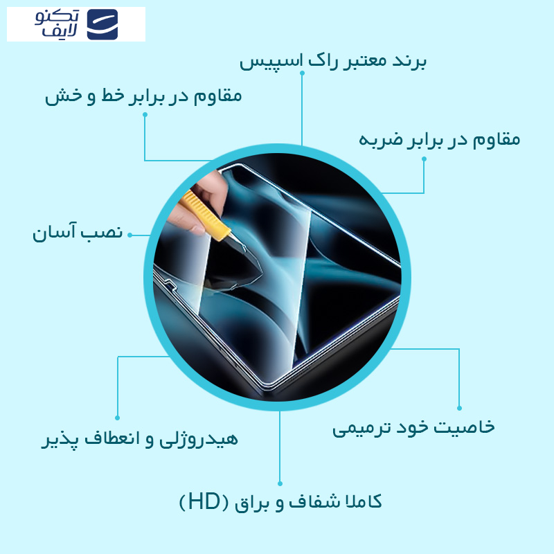 محافظ صفحه نمایش شفاف راک اسپیس مدل Resistant مناسب برای تبلت مایکروسافت Surface Pro 9 محافظ صفحه نمایش شفاف راک اسپیس مدل Resistant مناسب برای تبلت مایکروسافت Surface Pro 9