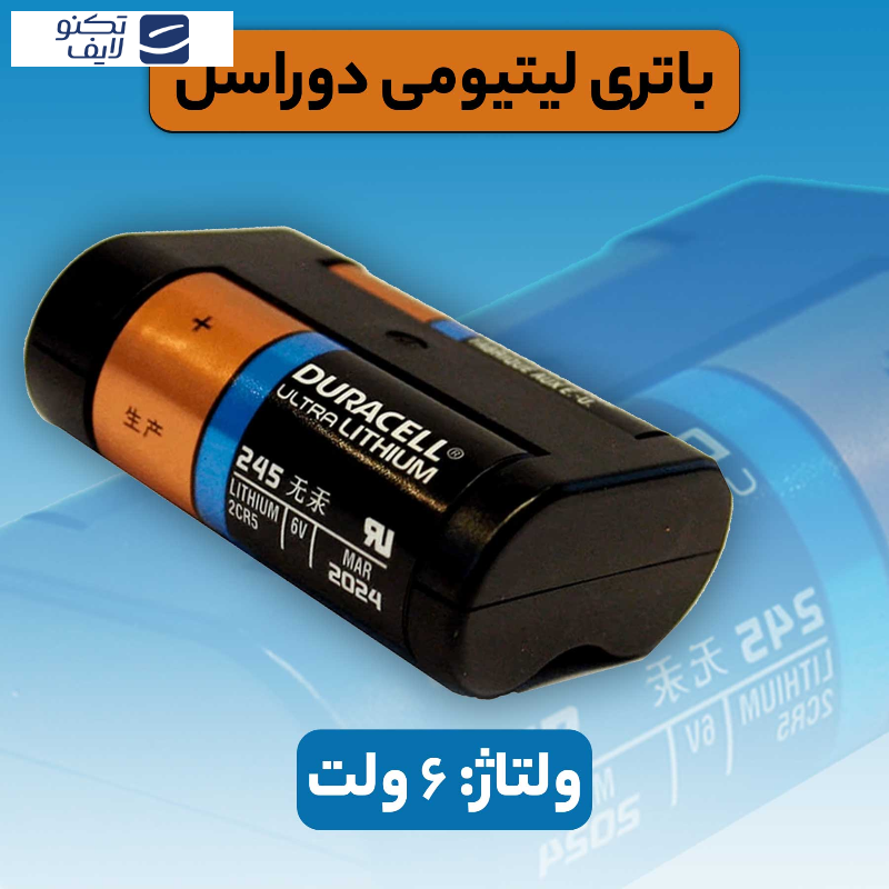 باتری لیتیومی 2CR5 دوراسل مدل Ultra باتری لیتیومی 2CR5 دوراسل مدل Ultra