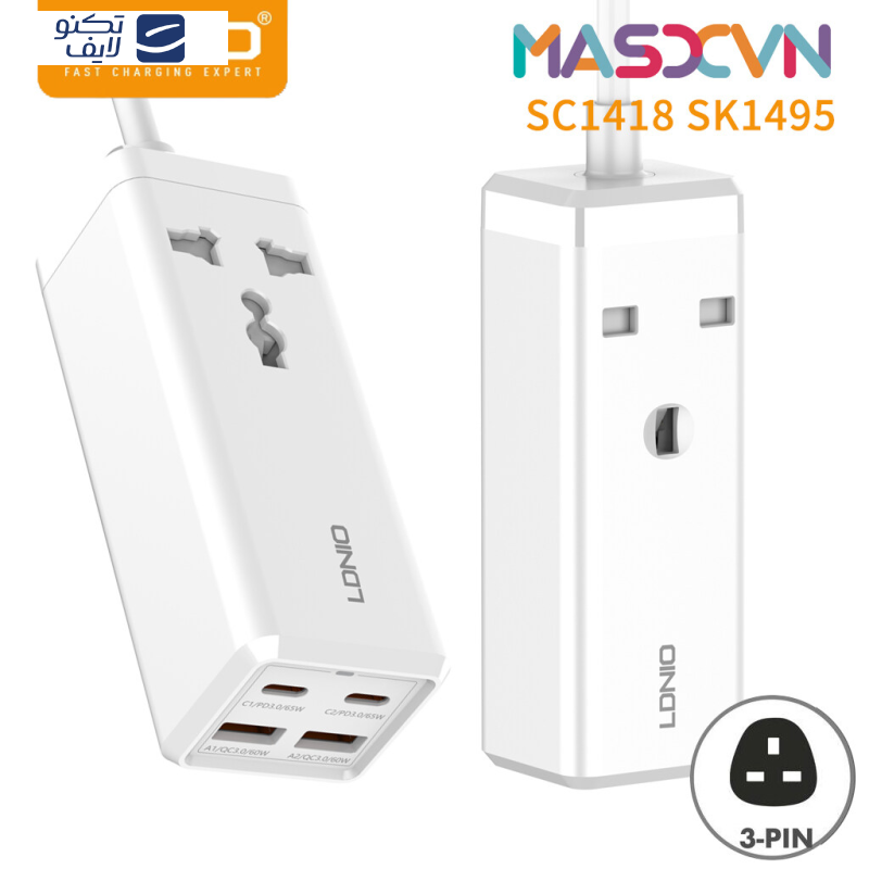 چندراهی برق الدینیو مدل SC-1418 چندراهی برق الدینیو مدل SC-1418