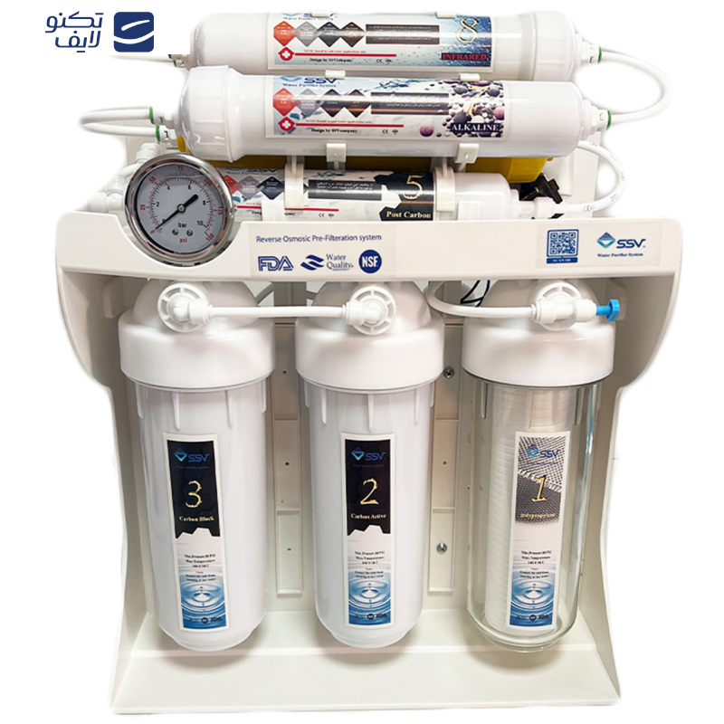 دستگاه تصفیه کننده آب اس اس وی مدل UltraPro Q X1000 به همراه فیلتر دستگاه تصفیه کننده آب اس اس وی مدل UltraPro Q X1000 به همراه فیلتر