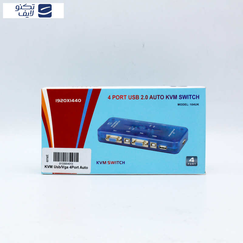 سوییچ 4 پورت KVM ای نت مدل En-SKV4au