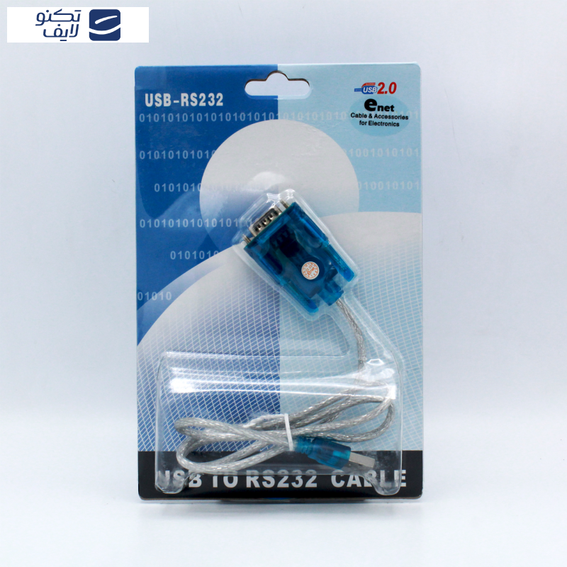 کابل تبدیل USB به سریال RS232 ای نت مدل EN-CoR8010 کابل تبدیل USB به سریال RS232 ای نت مدل EN-CoR8010