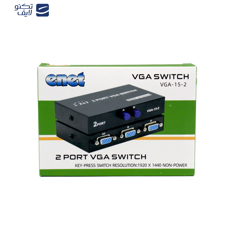سوییچ دو پورت VGA ای نت مدل En-SV2m سوییچ دو پورت VGA ای نت مدل En-SV2m