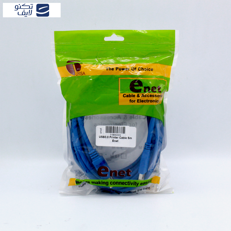 کابل USB3.0 پرینتر ای نت مدل EN-BM3500 طول 5 متر