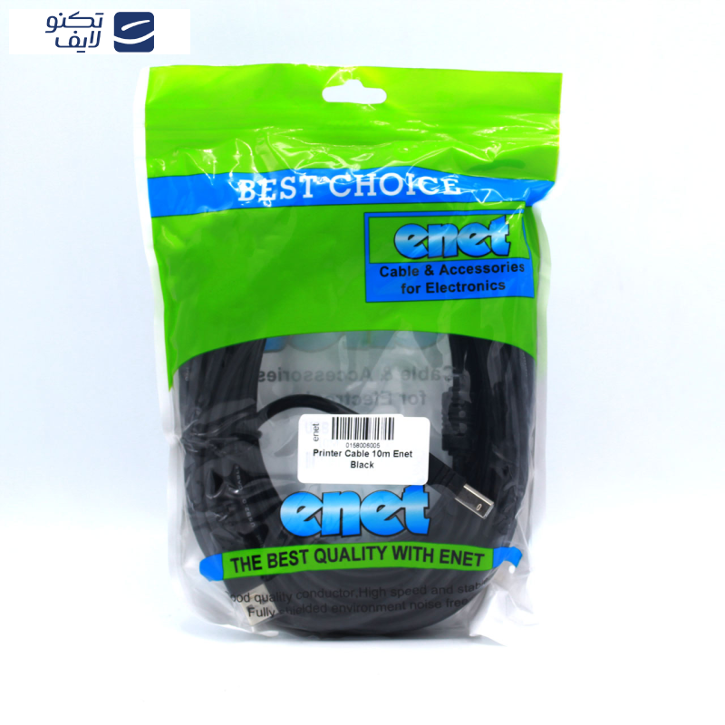 کابل USB پرینتر ای نت مدل EN-BM1000BL طول 10 متر
