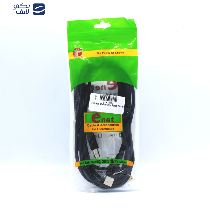 کابل USB پرینتر ای نت مدل EN-BM300BL طول 3 متر کابل USB پرینتر ای نت مدل EN-BM300BL طول 3 متر