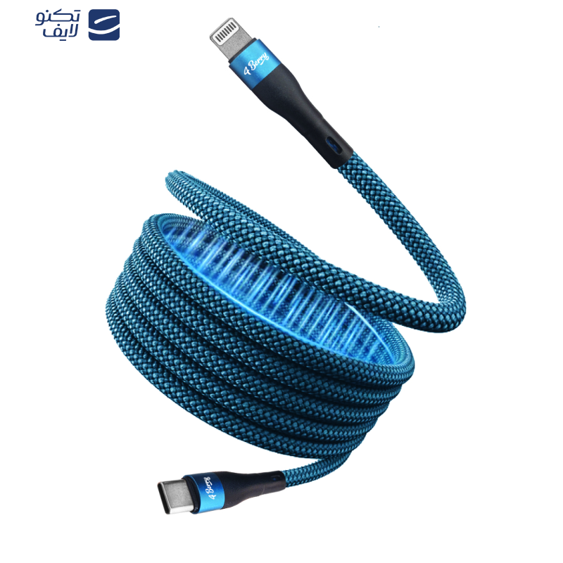 کابل تبدیل USB-C به لایتنینگ فوربری مدل Magnetic KS-CL01-20W طول 1 متر کابل تبدیل USB-C به لایتنینگ فوربری مدل Magnetic KS-CL01-20W طول 1 متر
