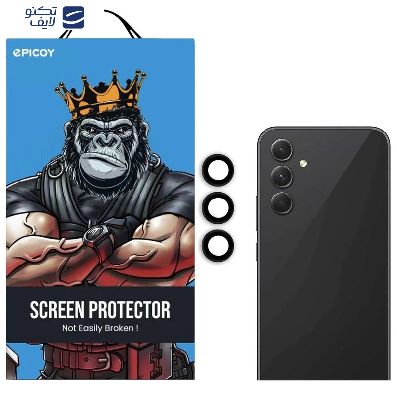 محافظ لنز دوربین اپیکوی مدل HD-ColorLenz مناسب برای گوشی موبایل سامسونگ Galaxy S24 FE