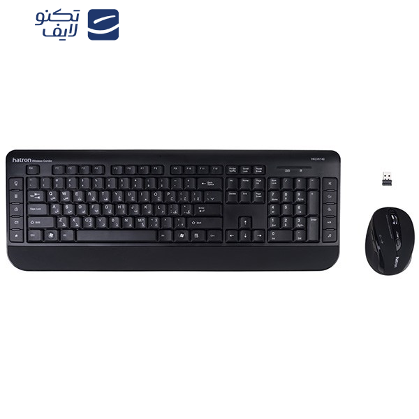 کیبورد و ماوس بی سیم هترون مدل HKCW140 با حروف فارسی کیبورد و ماوس بی سیم هترون مدل HKCW140 با حروف فارسی