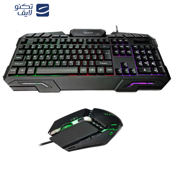 کیبورد و ماوس وریتی مدل V-KB 6126 G کیبورد و ماوس وریتی مدل V-KB 6126 G