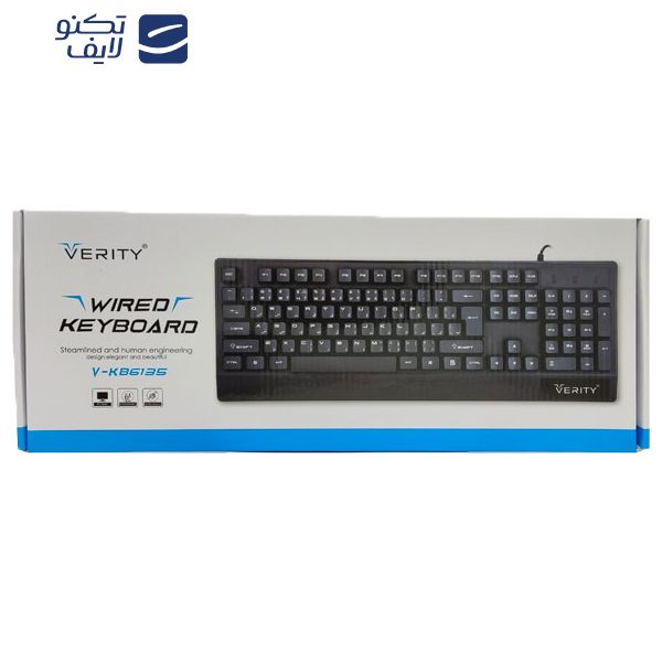 کیبورد وریتی مدل V-KB 6135 کیبورد وریتی مدل V-KB 6135