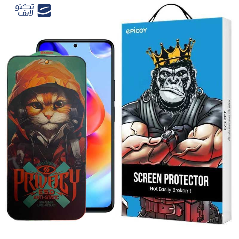 محافظ صفحه نمایش حریم شخصی اپیکوی مدل Privacy Hoodie Cat مناسب برای گوشی موبایل شیائومی Redmi Note 11 Pro Plus 5G (China) / Note 11 Pro Plus 5G (India) / Note 11 Pro 5G (China) / Note 11 Pro 4G-5G محافظ صفحه نمایش حریم شخصی اپیکوی مدل Privacy Hoodie Cat مناسب برای گوشی موبایل شیائومی Redmi Note 11 Pro Plus 5G (China) / Note 11 Pro Plus 5G (India) / Note 11 Pro 5G (China) / Note 11 Pro 4G-5G