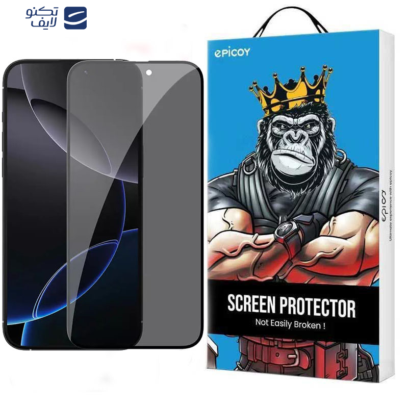محافظ صفحه نمایش حریم شخصی اپیکوی مدل Privacy مناسب برای گوشی موبایل اپل iPhone 16 Pro محافظ صفحه نمایش حریم شخصی اپیکوی مدل Privacy مناسب برای گوشی موبایل اپل iPhone 16 Pro