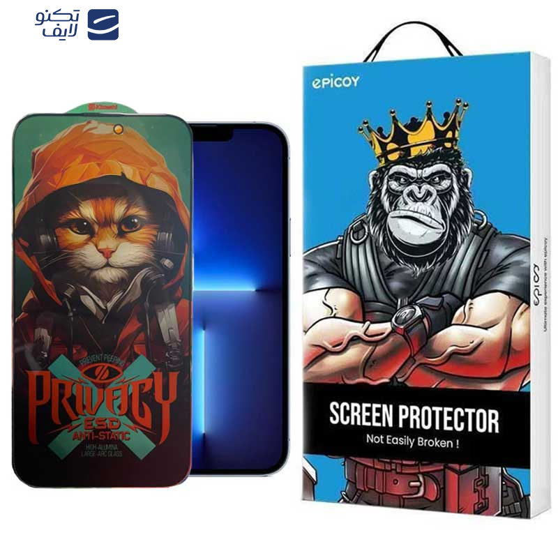 محافظ صفحه نمایش حریم شخصی اپیکوی مدل Privacy Hoodie Cat مناسب برای گوشی موبایل اپل iPhone 13 Pro Max /14 plus محافظ صفحه نمایش حریم شخصی اپیکوی مدل Privacy Hoodie Cat مناسب برای گوشی موبایل اپل iPhone 13 Pro Max /14 plus