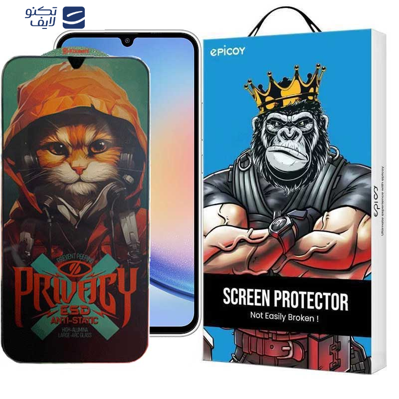 محافظ صفحه نمایش اپیکوی مدل Privacy Hoodie Cat مناسب برای گوشی موبایل سامسونگ Galaxy A24 4G/A25/A15 4G/5G /F34 محافظ صفحه نمایش اپیکوی مدل Privacy Hoodie Cat مناسب برای گوشی موبایل سامسونگ Galaxy A24 4G/A25/A15 4G/5G /F34