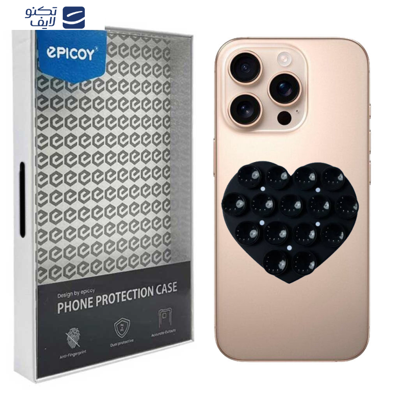 نگهدارنده گوشی موبایل اِپیکوی مدل Silicone Sticker Heart نگهدارنده گوشی موبایل اِپیکوی مدل Silicone Sticker Heart