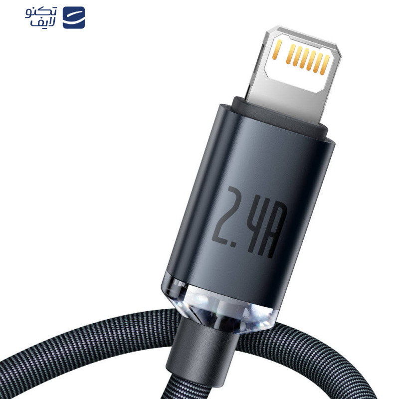کابل USB به لایتنینگ بیسوس مدل CAJY000101-HIGH CURRENT طول 2 متر کابل USB به لایتنینگ بیسوس مدل CAJY000101-HIGH CURRENT طول 2 متر