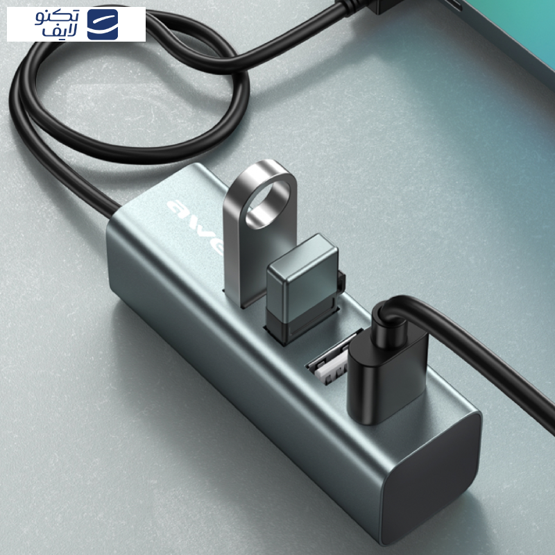 هاب 4 پورت USB 2.0 اوی مدل CL122 هاب 4 پورت USB 2.0 اوی مدل CL122
