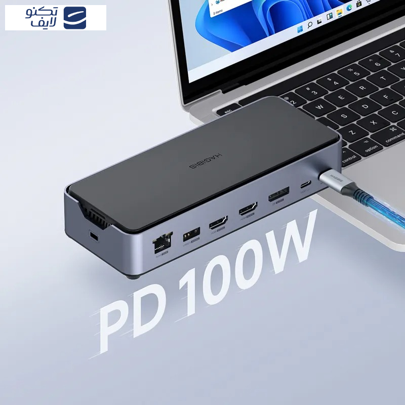 هاب داک استیشن 15 پورت هگیبیس مدل Dk1403 هاب داک استیشن 15 پورت هگیبیس مدل Dk1403