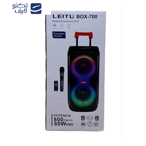 اسپیکر بلوتوثی قابل حمل لیتو مدل 700 BOX اسپیکر بلوتوثی قابل حمل لیتو مدل 700 BOX