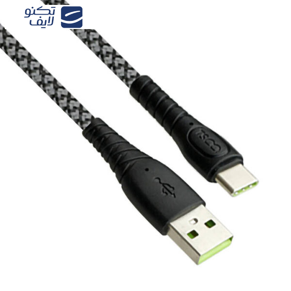 کابل تبدیل USB به USB-C تسکو مدل TCC206 طول 1 متر کابل تبدیل USB به USB-C تسکو مدل TCC206 طول 1 متر