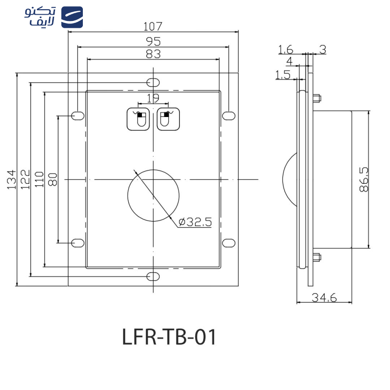 ماوس لفور مدل LFR-TB-01 ماوس لفور مدل LFR-TB-01