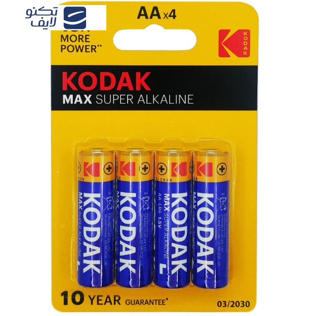 باتری قلمی کداک مدل MXA بسته چهار عددی باتری قلمی کداک مدل MXA بسته چهار عددی