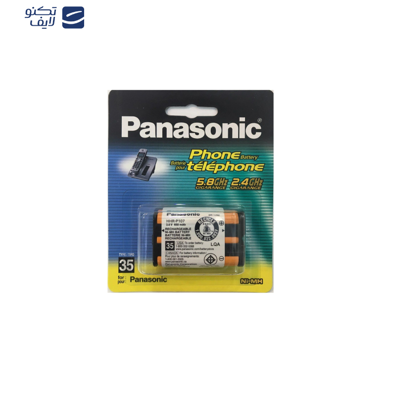 باتری تلفن بی سیم مدل P-P107A/1B باتری تلفن بی سیم مدل P-P107A/1B