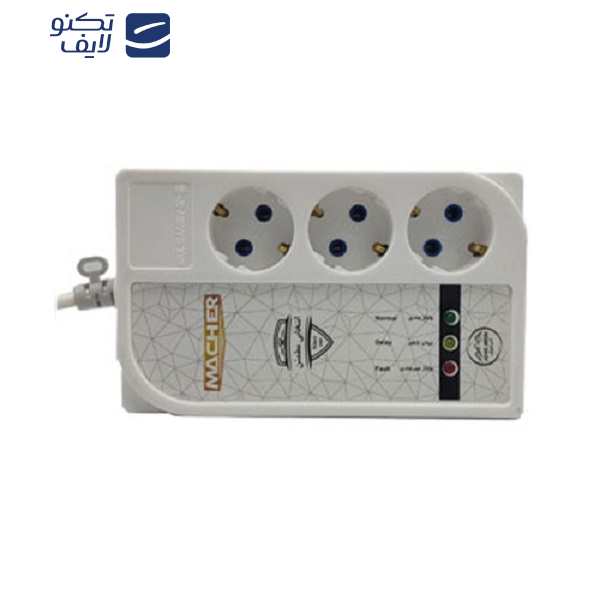 محافظ ولتاژ مچر مدل 3 خانه MR 204 محافظ ولتاژ مچر مدل 3 خانه MR 204