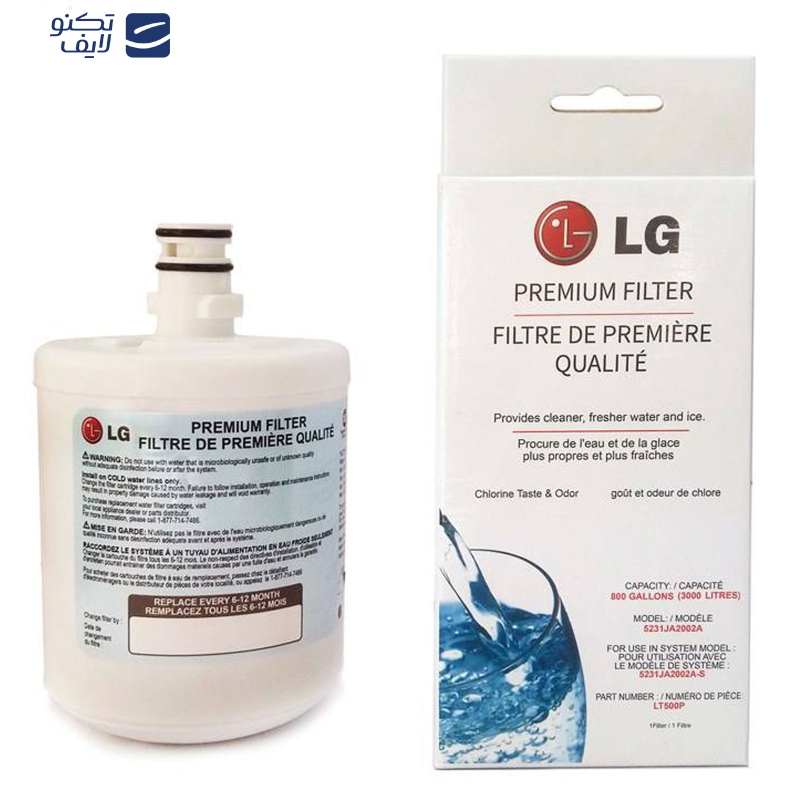 فیلتر تصفیه آب یخچال و فریزر الجی مدل 5231J