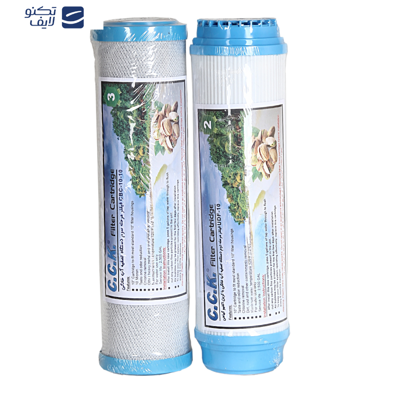 فیلتر دستگاه تصفیه کننده آب سی سی کا مدل c10 مجموعه 2 عددی فیلتر دستگاه تصفیه کننده آب سی سی کا مدل c10 مجموعه 2 عددی