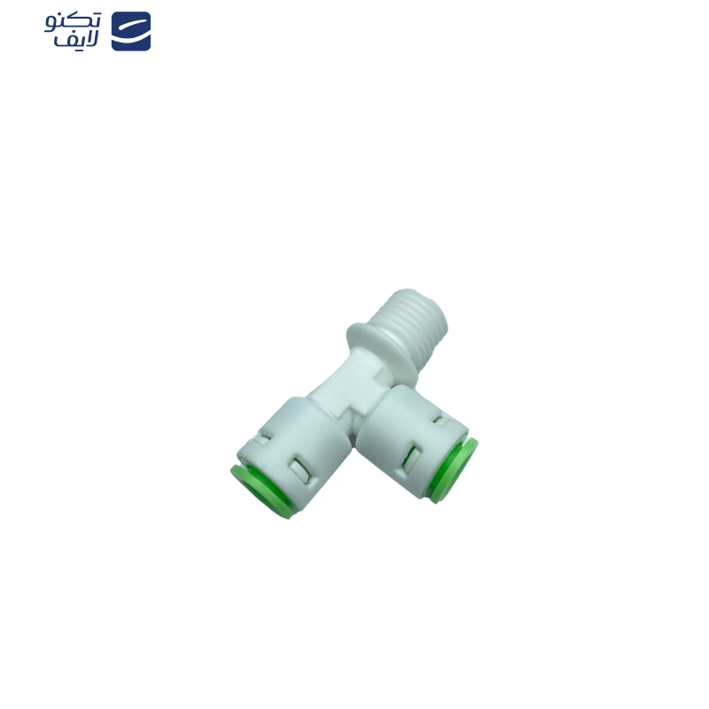 سه راهی فیتینگی تصفیه آب تکومن مدل رزوه بغل