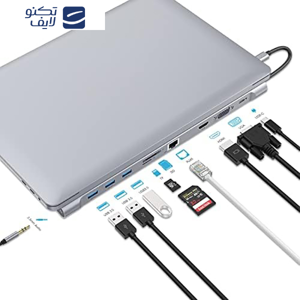 هاب 10 پورت USB-C مدل ULC 13A05
