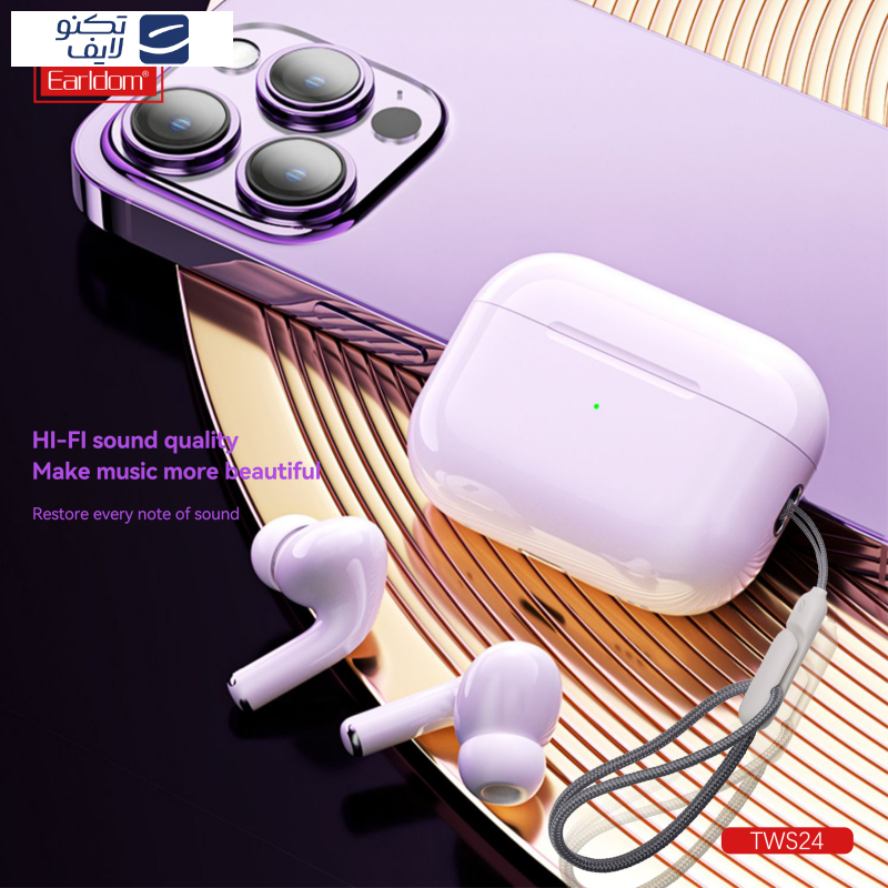 هدفون بلوتوثی ارلدام مدل AirPod Pro2 TWS24 هدفون بلوتوثی ارلدام مدل AirPod Pro2 TWS24